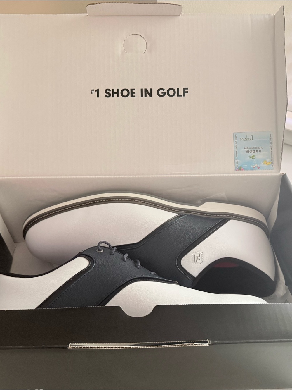 Brand New FootJoy White and Black Golf Athletic Shoes